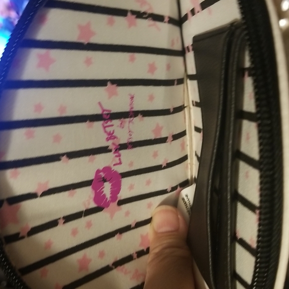 Betsey Johnson Leopard kitty cat wristlet clutch - Picture 5 of 8